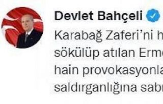 MHP lider Bahçeli: “Ermenistan’ın Karabağ’daki...