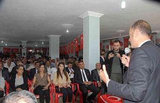 MHP’li Osmanağaoğlu Alaköy’de coşkuyla karşılandı