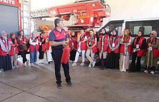 Misafir öğrenciler, Adıyaman’da itfaiyecilik...