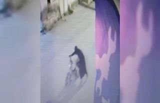 Motosiklet hırsızı çarşaf giyince daha hızlı...