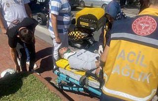 Motosiklet ile ATV çarpıştı: 1 yaralı