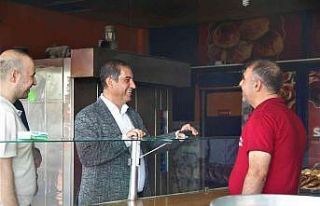 MTSO Başkan adayı Baştürk’ten esnaf ziyareti