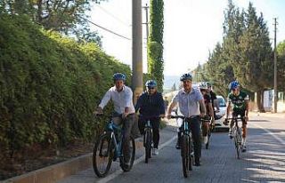 Muğla’da "İşime bisiklet ile gidiyorum"...