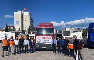 Muğla’dan kardeş ülke Pakistan’a yardım