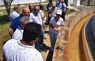 Muhtarlar MESKİ tesislerini inceledi