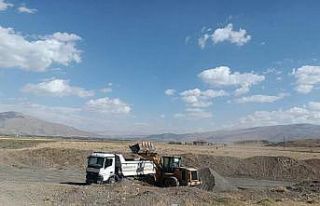 Muradiye’de yol yapım çalışmaları