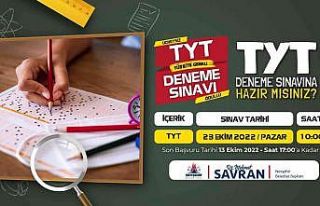 Nevşehir Belediyesinden ödüllü deneme sınavı