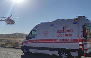 Nevşehir’de helikopter ambulans ’karaciğer nakli’...