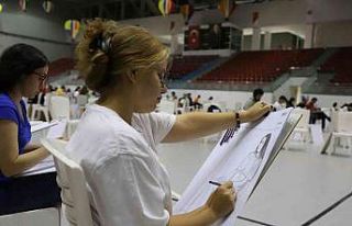 NEVÜ Resim bölümünde Özel Yetenek Sınavı başladı