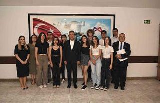 Oberhausen’den dönen öğrenciler, Başkan Seçer...