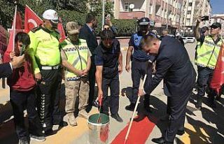 Öğrenciler, ‘Yayalara öncelik duruşu, hayata...