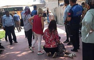 Önlem alınmayan duvardan düşen yaşlı kadın...