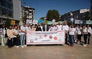 Ordu’da halk sağlığı yürüyüşü