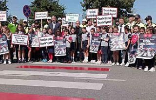 Ordu’da trafikte yayaların önemine dikkat çekildi