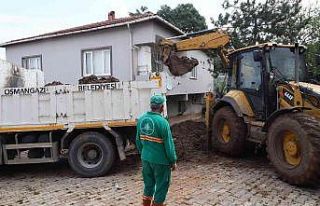 Osmangazi’de felaketin yaraları sarılıyor