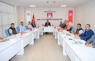 Osmaniye’de 112’ye düşen çağrıların yüzde...