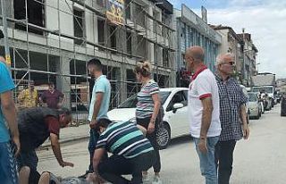 Otomobil ile bisiklet çarpıştı: 1 yaralı