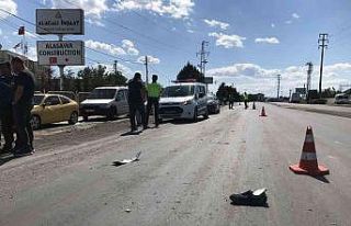 Otomobil yayaya çarptı! 1 ağır yaralı