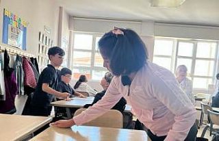 (ÖZEL) Bu okulda öğrenciler temizlik eğitimi de...