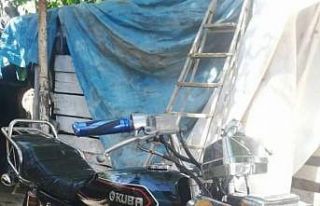 Park halindeki motosiklet çalındı