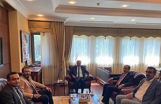 Rektör Beydemir, Bakü Büyükelçisi Bağcı’yla...