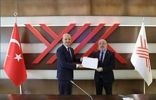 Rektör Prof. Dr. Kurtuluş Karamustafa, rektörlük...