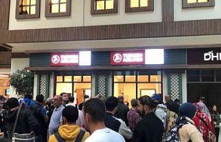 Rize’de şiddetli yağış hava ulaşımını olumsuz...
