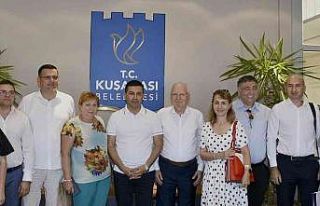 Romen belediye yöneticileri Başkan Günel’in çalışmalarını...