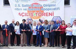 Salihli’de sebze ve meyve kurutma tesisi törenle...