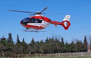 Samsun hava ambulansını bekliyor
