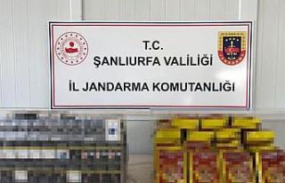 Şanlıurfa’da gümrük kaçağı sigara ve çay...