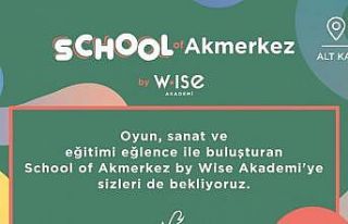 School Of Akmerkez By Wise Akademi kapılarını açıyor