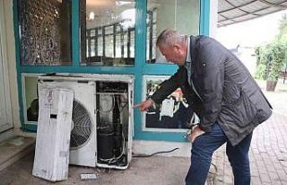 Şehit Aileleri Vakfı binasında pes dedirten hırsızlık