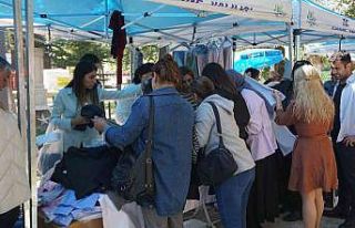 Şehit ve gazi çocukları yararına düzenlenen panayır...
