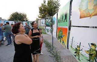 Selçuk’ta ’Dünya Barış Günü Karikatür Sergisi’...