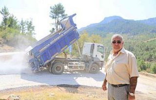 Serik’te 30 kilometrelik grup yolu asfaltlanıyor