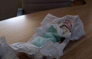 Siirt’te dilenciler çocuk bezini kasa olarak kullandı