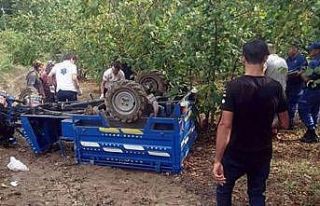 Siirt’te tarım aracı devrildi: 6 yaralı