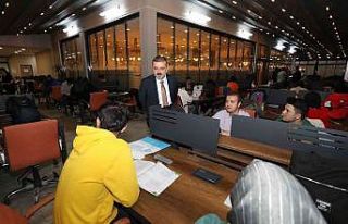 Sincan Millet Kıraathanelerinde gençler için KPSS...