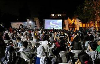 Sinema etkinliğinin finali Bahçelievler Mahallesinde...