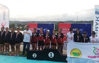 Sinoplu kürekçiler Türkiye şampiyonasından dereceyle...