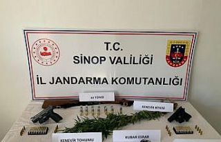 Sinop’ta jandarmadan uyuşturucu operasyonunda 1...