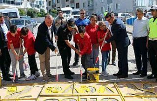 Sinop’ta okul bölgelerinde yaya önceliğine dikkat...
