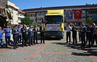Sinop’tan Pakistan’a yardım tırı
