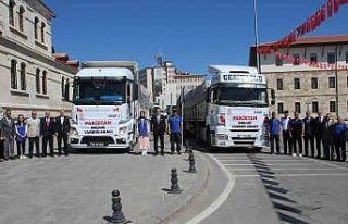 Sivas’tan Pakistan’a yardım eli