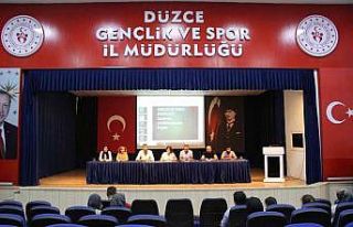 Sporcu aileleri ile toplantı