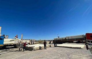 Sulama kooperatiflerine boru dağıtımı sürüyor