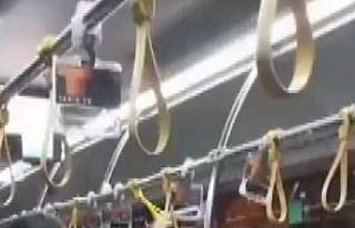 Sultanbeyli’de yolcuların koltuk kavgası kamerada