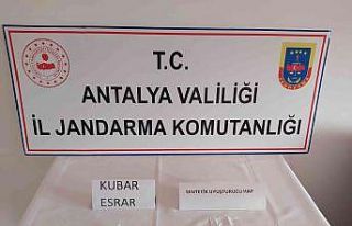 Şüphe üzerine aranan valizden uyuşturucu çıktı