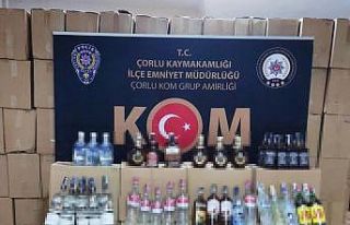 Tekirdağ emniyetinden kaçak içkiye geçit yok